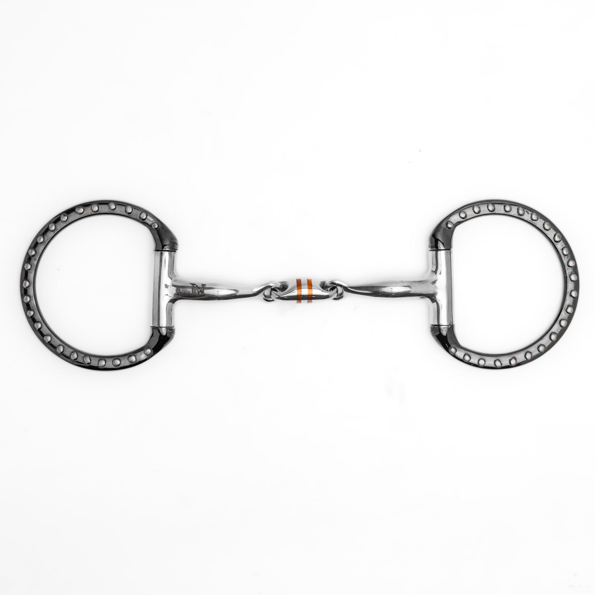 Western Eggbutt Ring Copper Inlaid Peanut Lozenge