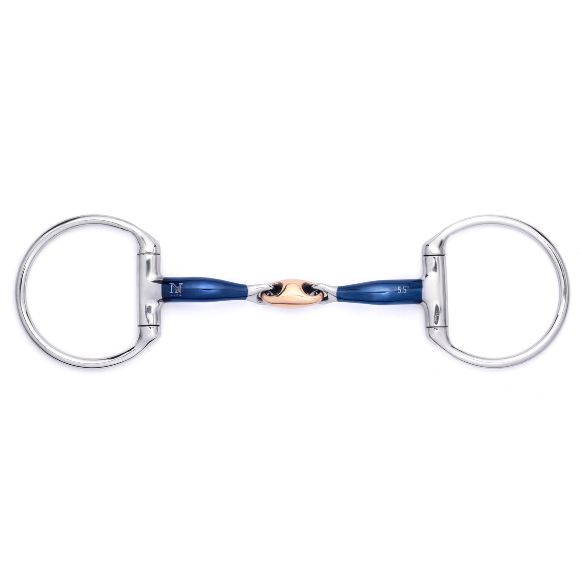 Eggbutt Snaffle Ring Sweet Iron Copper Lozenge