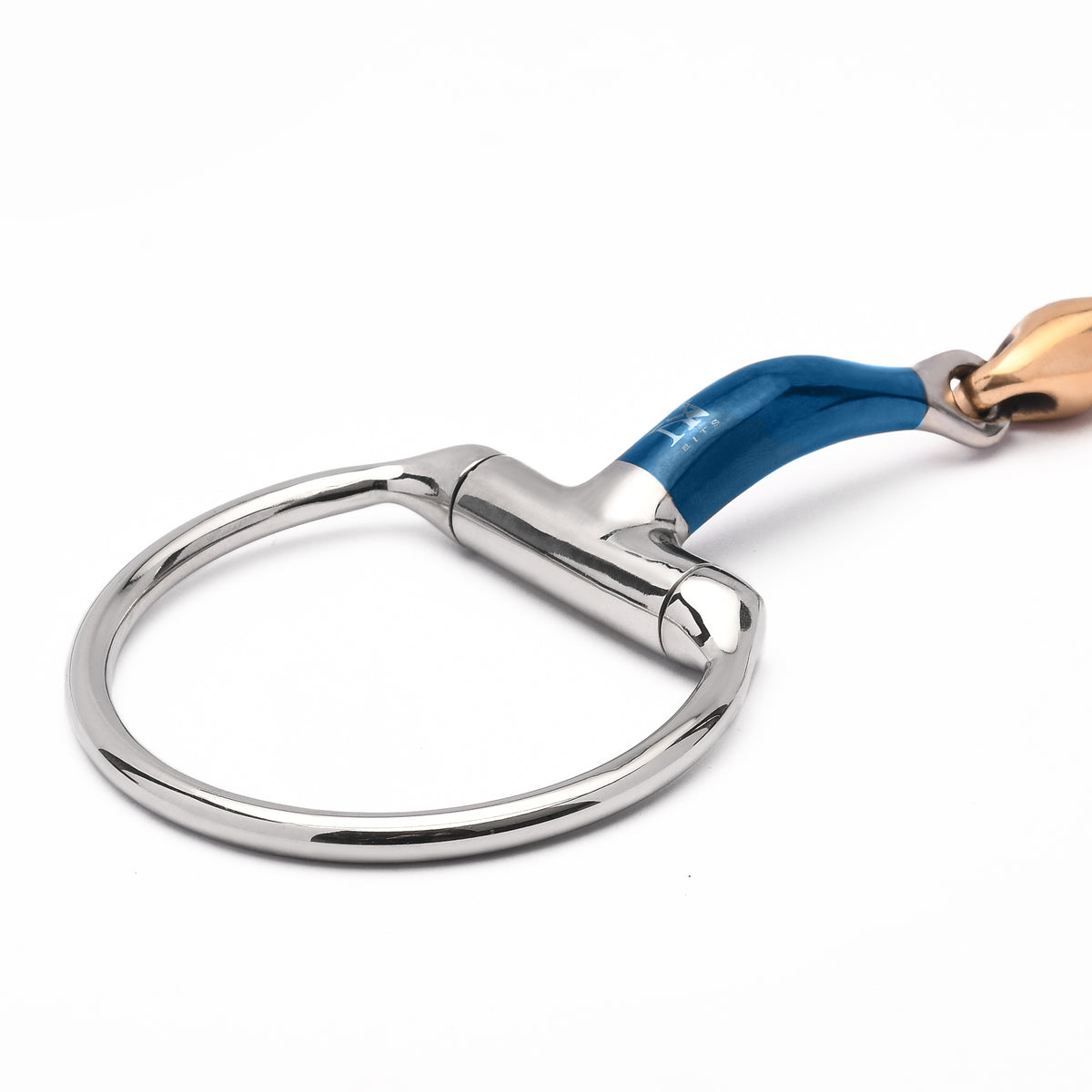 Eggbutt Snaffle Ring Sweet Iron Copper Lozenge