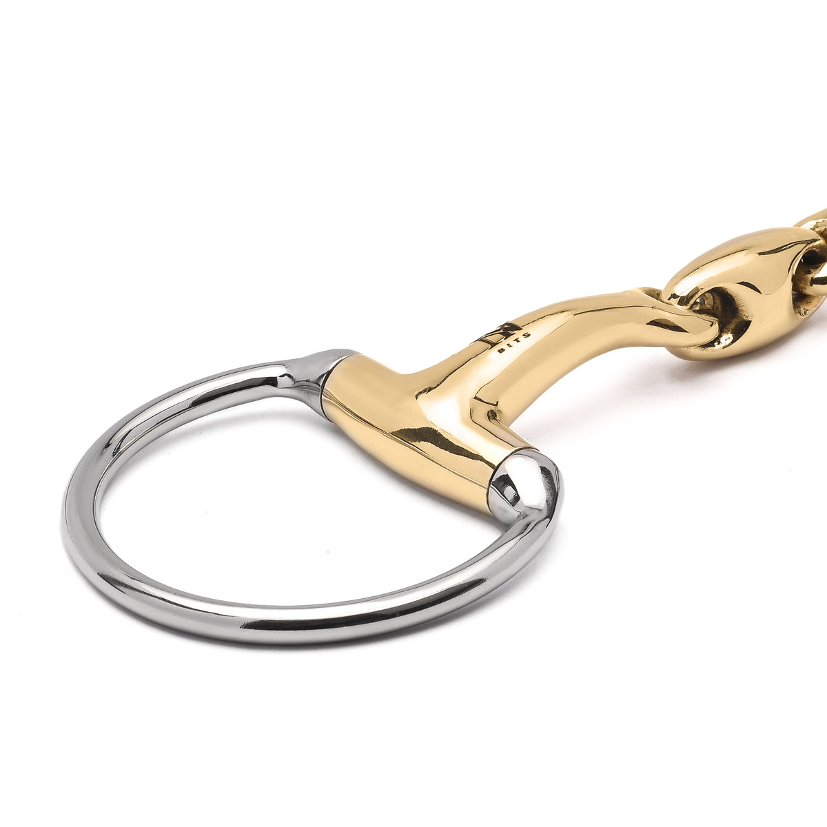 Eggbutt Ring Snaffle German Silver Jointed Lozenge