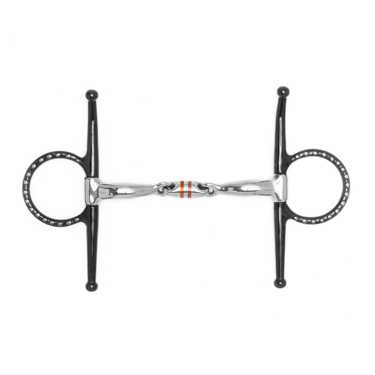 Western Full Cheek Copper Inlaid Peanut Lozenge