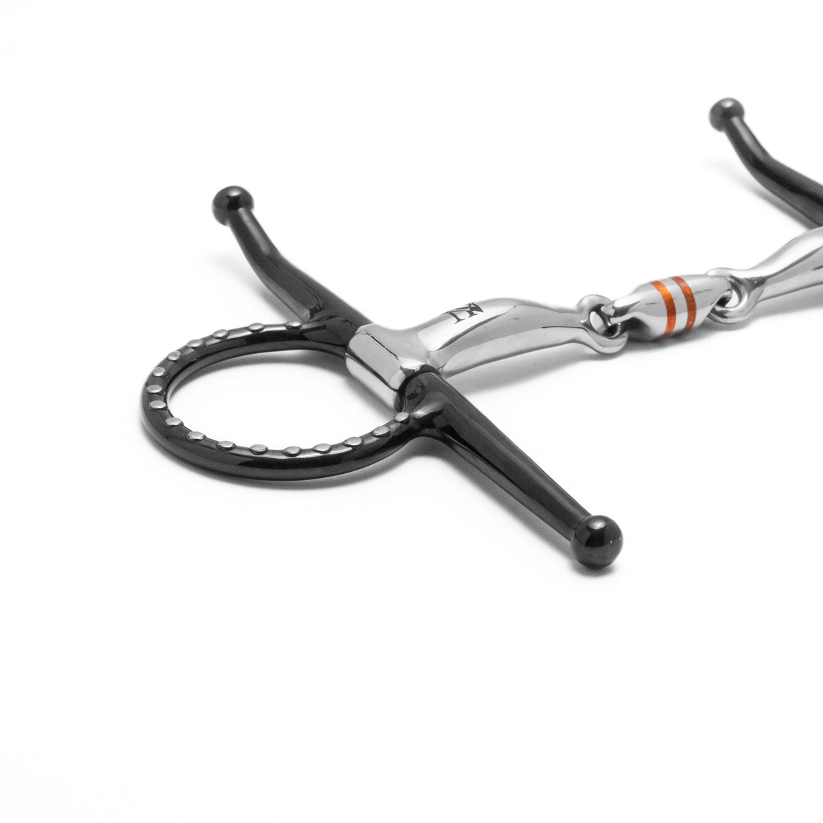 Western Full Cheek Copper Inlaid Peanut Lozenge