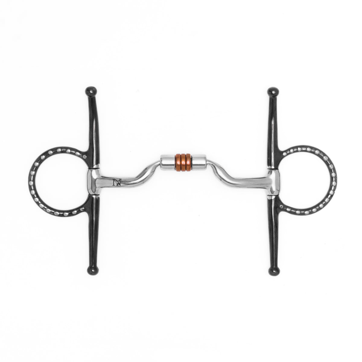 Western Full Cheek Low Port Copper Rollers