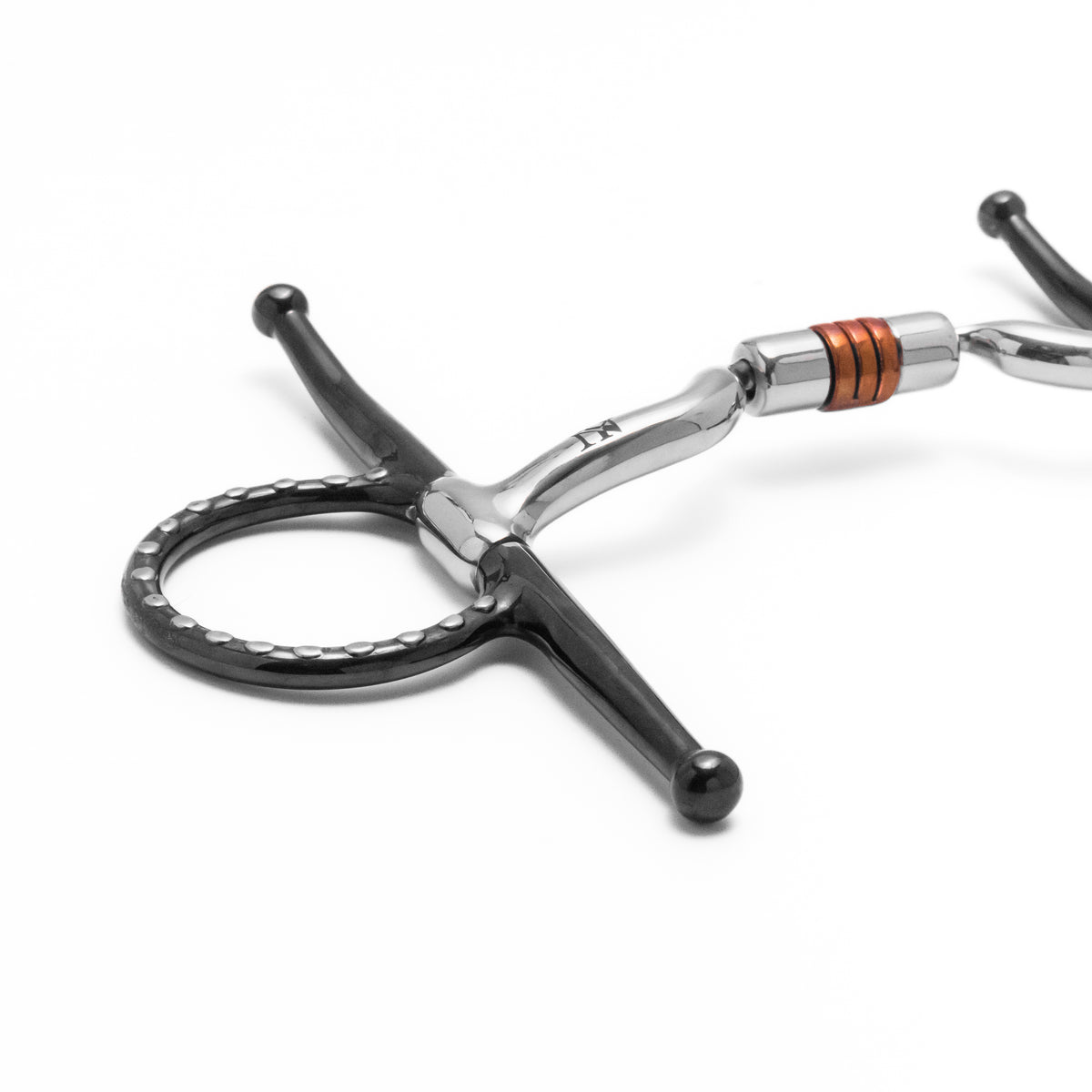 Western Full Cheek Low Port Copper Rollers