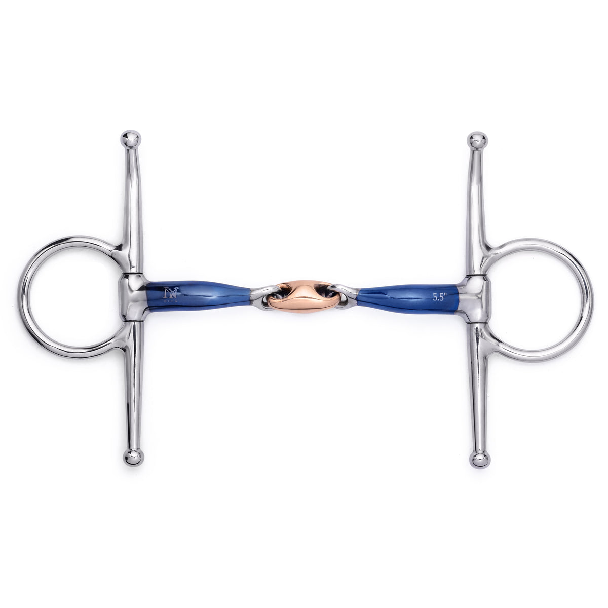 Full Cheek Sweet Iron Snaffle Copper Jointed Lozenge