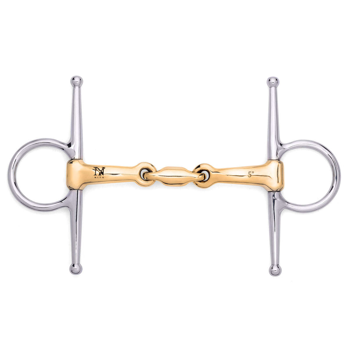 Full Cheek German Silver Snaffle Jointed Lozenge