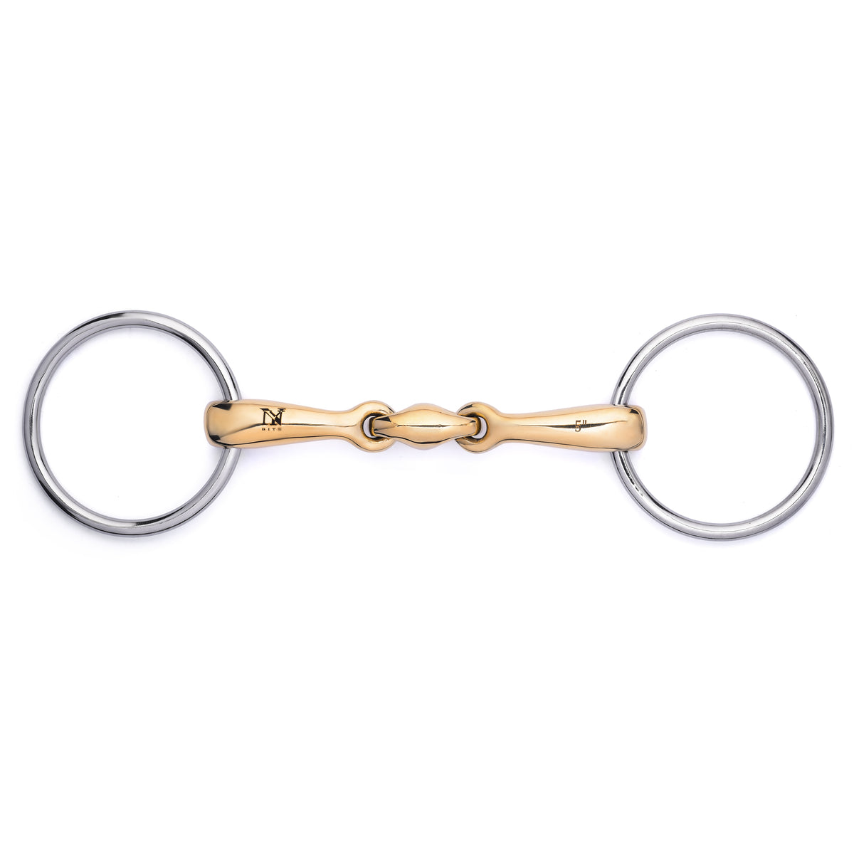 Loose Ring German Silver Double Jointed Snaffle