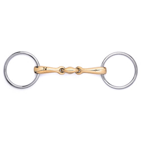 Loose Ring German Silver Double Jointed Snaffle