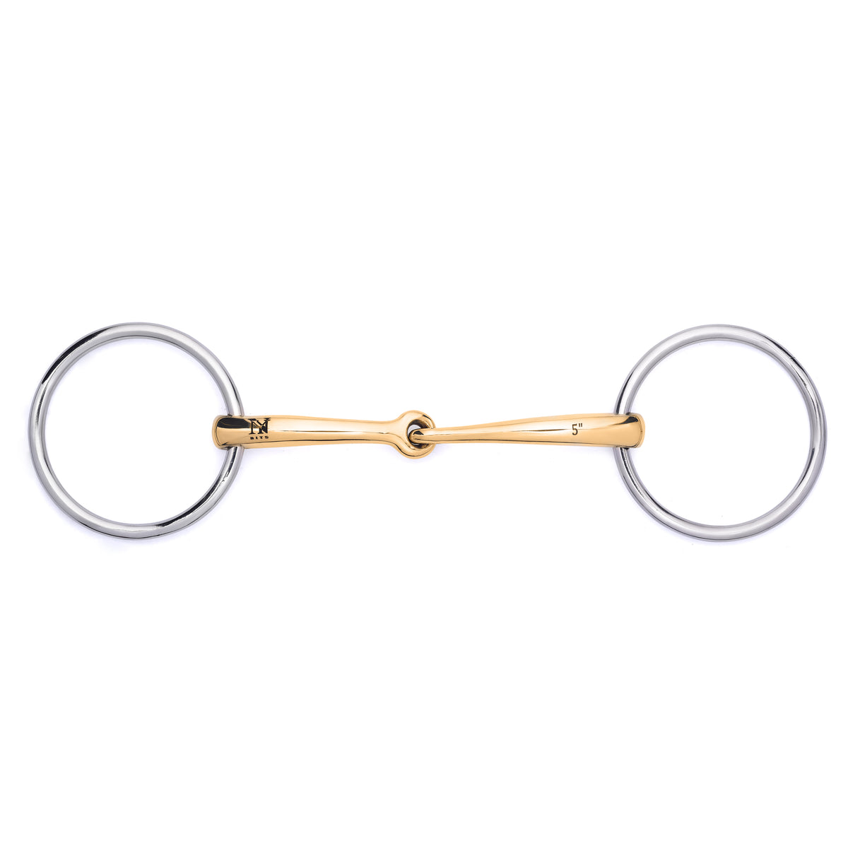 Loose Ring Single Jointed German Silver Snaffle