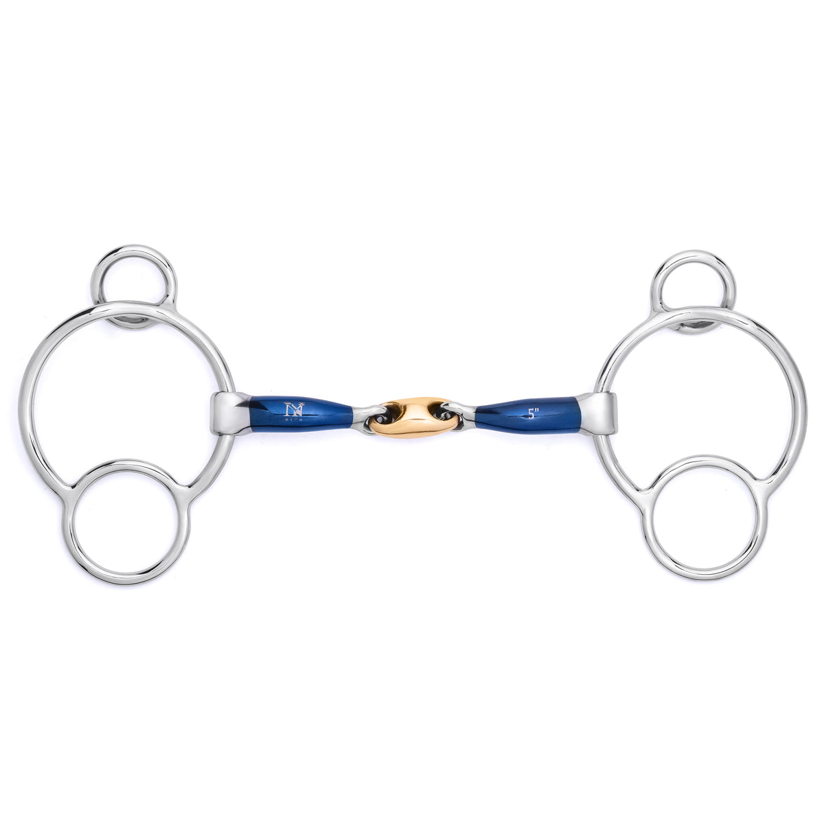 Universal Sweet Iron Copper Lozenge Jointed Gag Bit