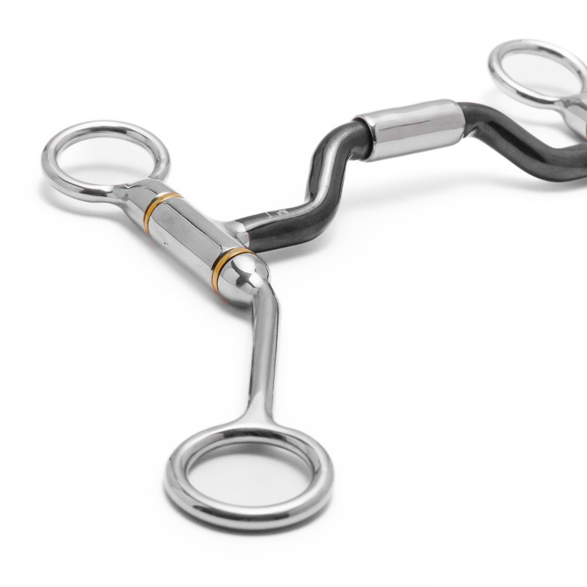 Western Shank Sweet Iron Low Port Copper Inlays