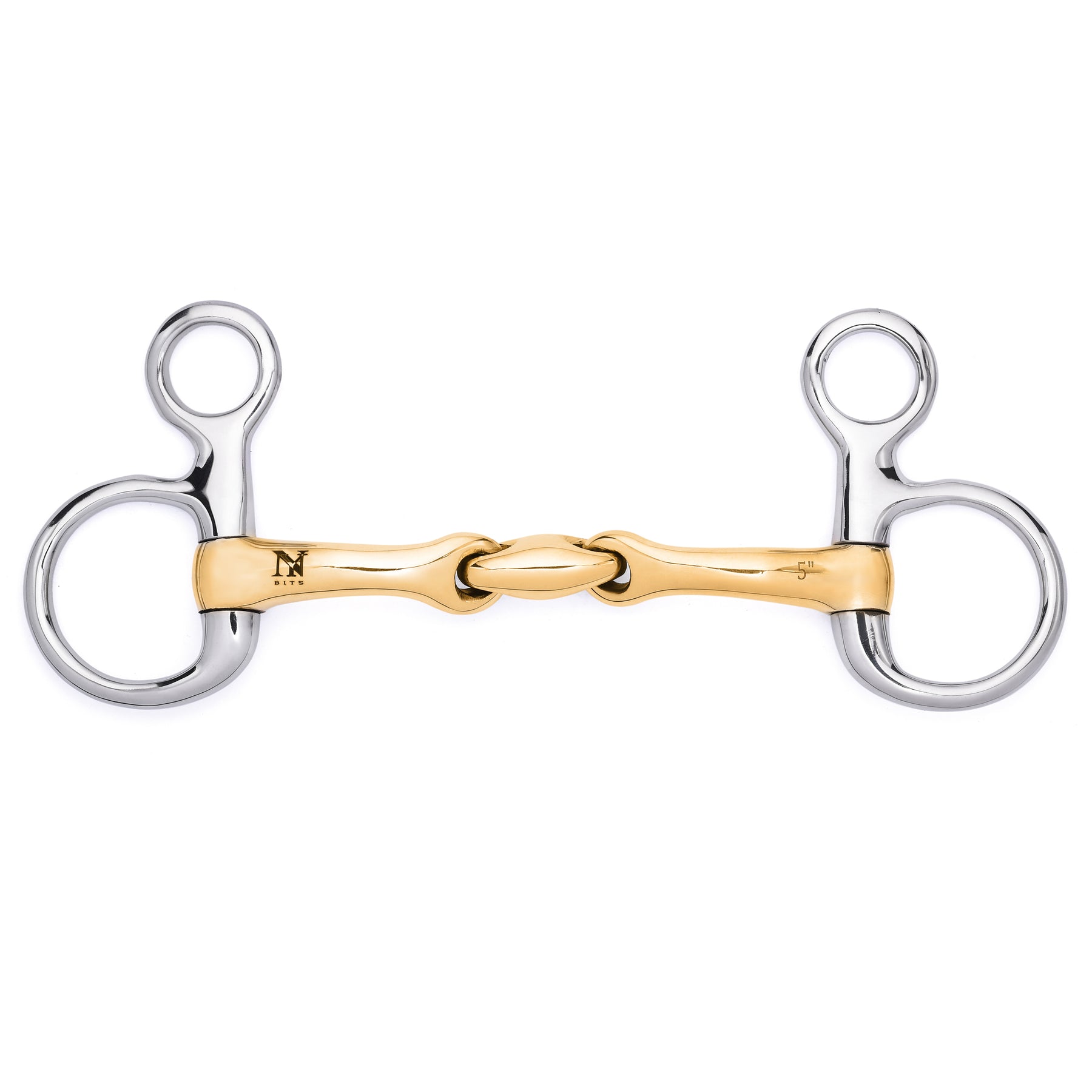 Baucher German Silver Jointed Lozenge Snaffle